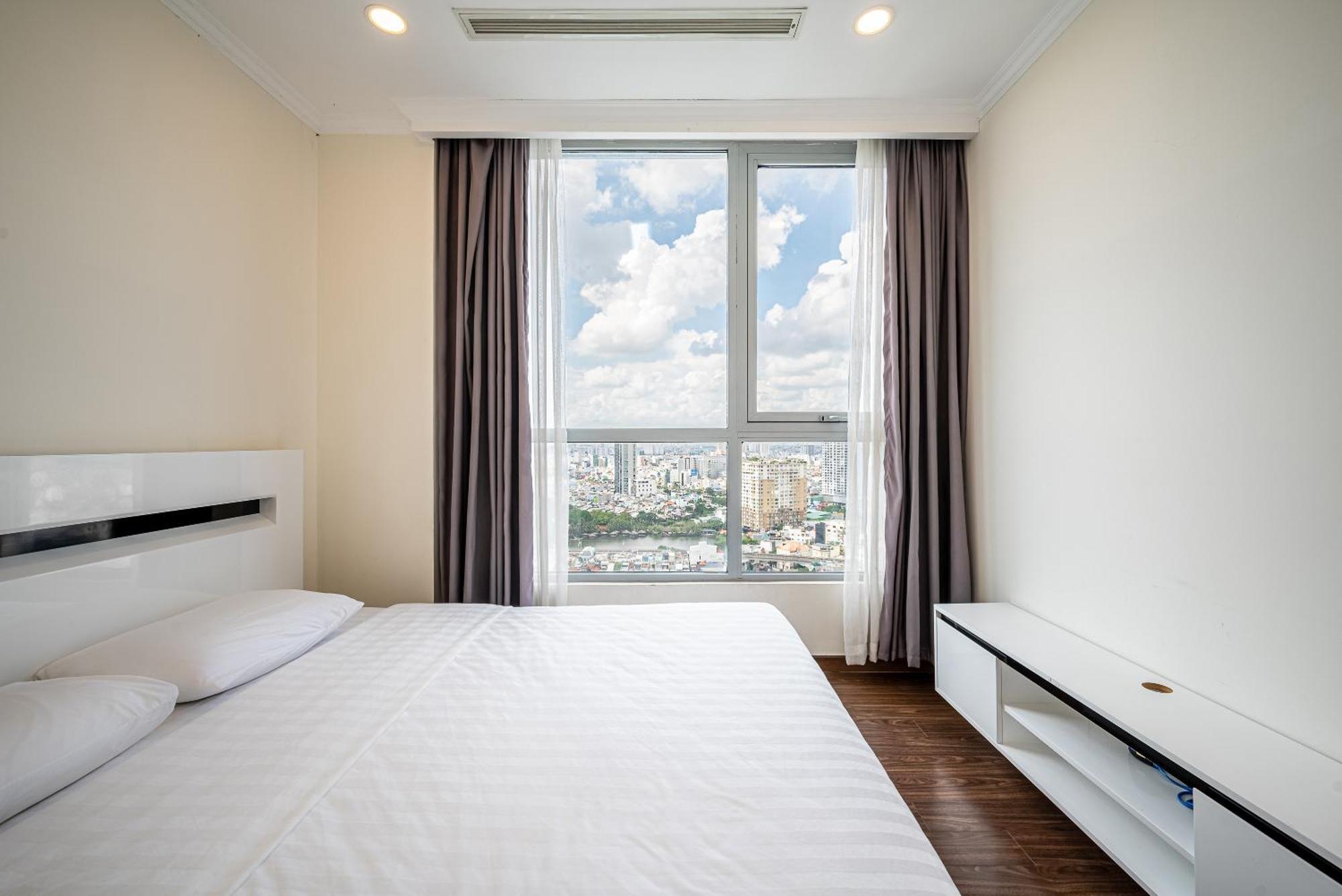 הו צ'י מין סיטי Landmark Plus Residences Luxury Suite מראה חיצוני תמונה