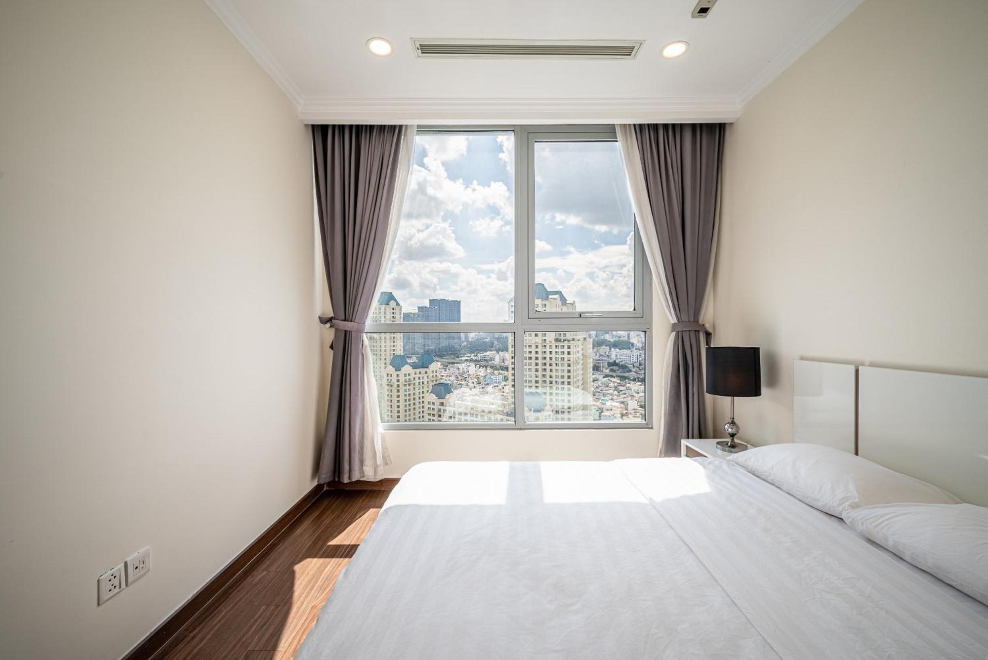 הו צ'י מין סיטי Landmark Plus Residences Luxury Suite מראה חיצוני תמונה