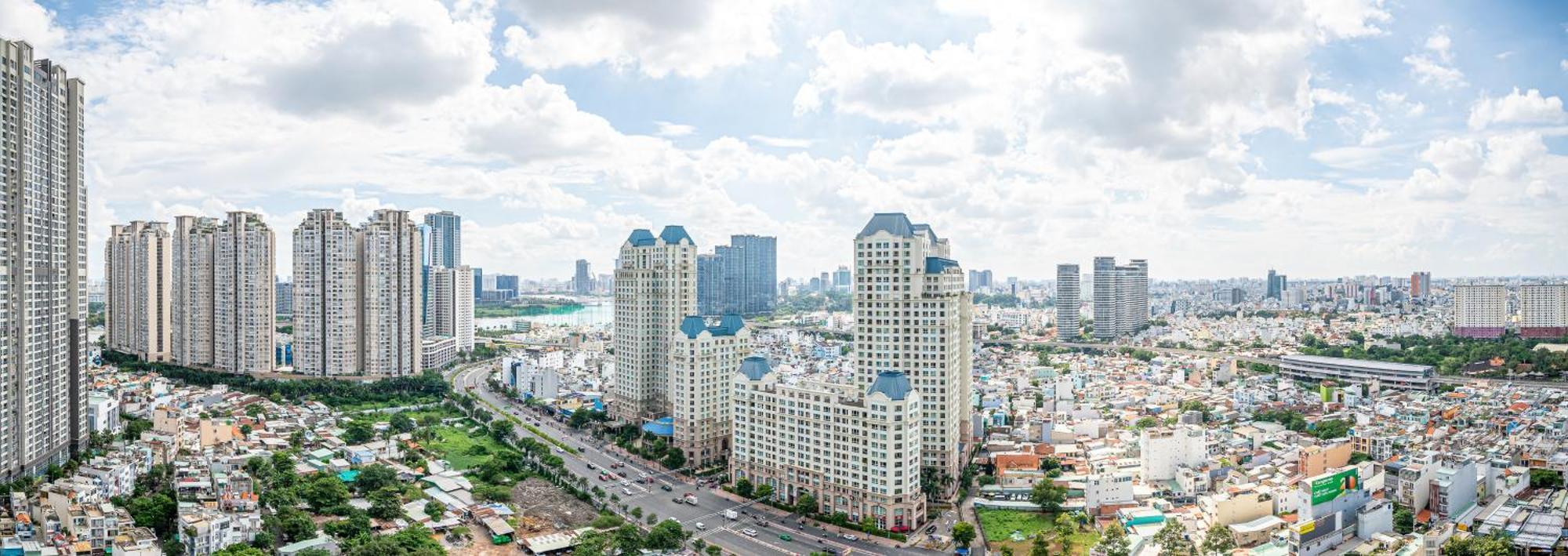 הו צ'י מין סיטי Landmark Plus Residences Luxury Suite מראה חיצוני תמונה
