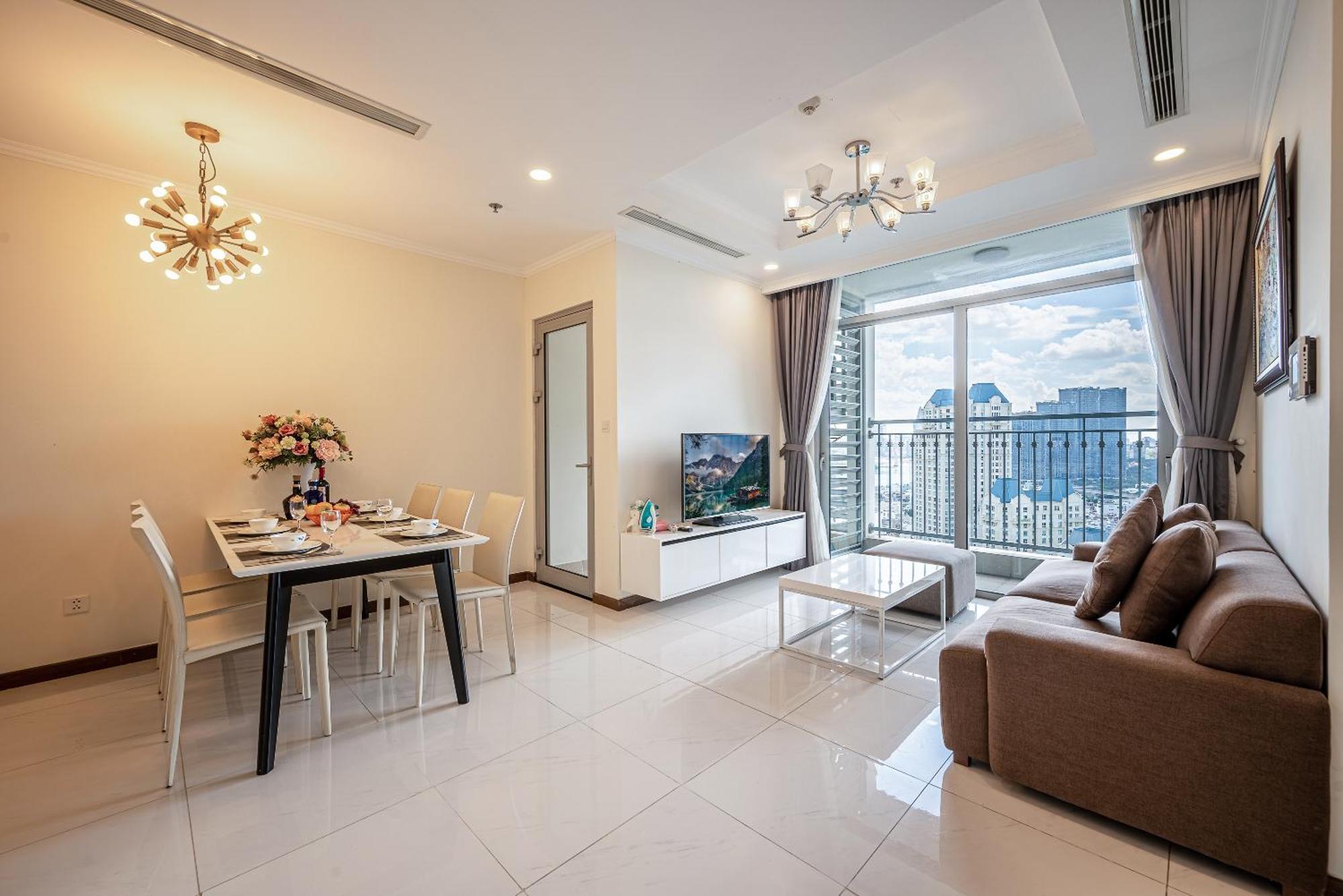 הו צ'י מין סיטי Landmark Plus Residences Luxury Suite מראה חיצוני תמונה