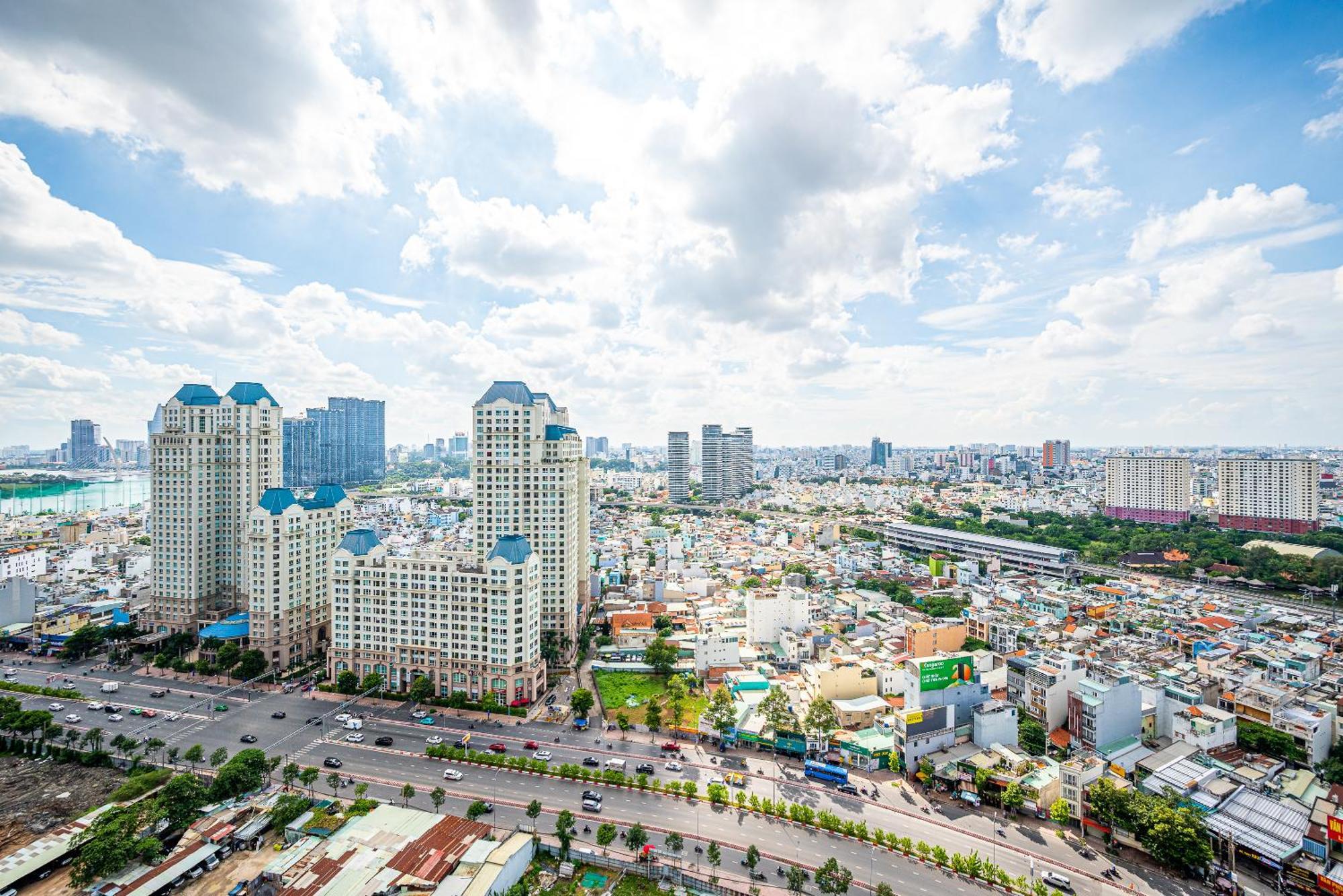 הו צ'י מין סיטי Landmark Plus Residences Luxury Suite מראה חיצוני תמונה