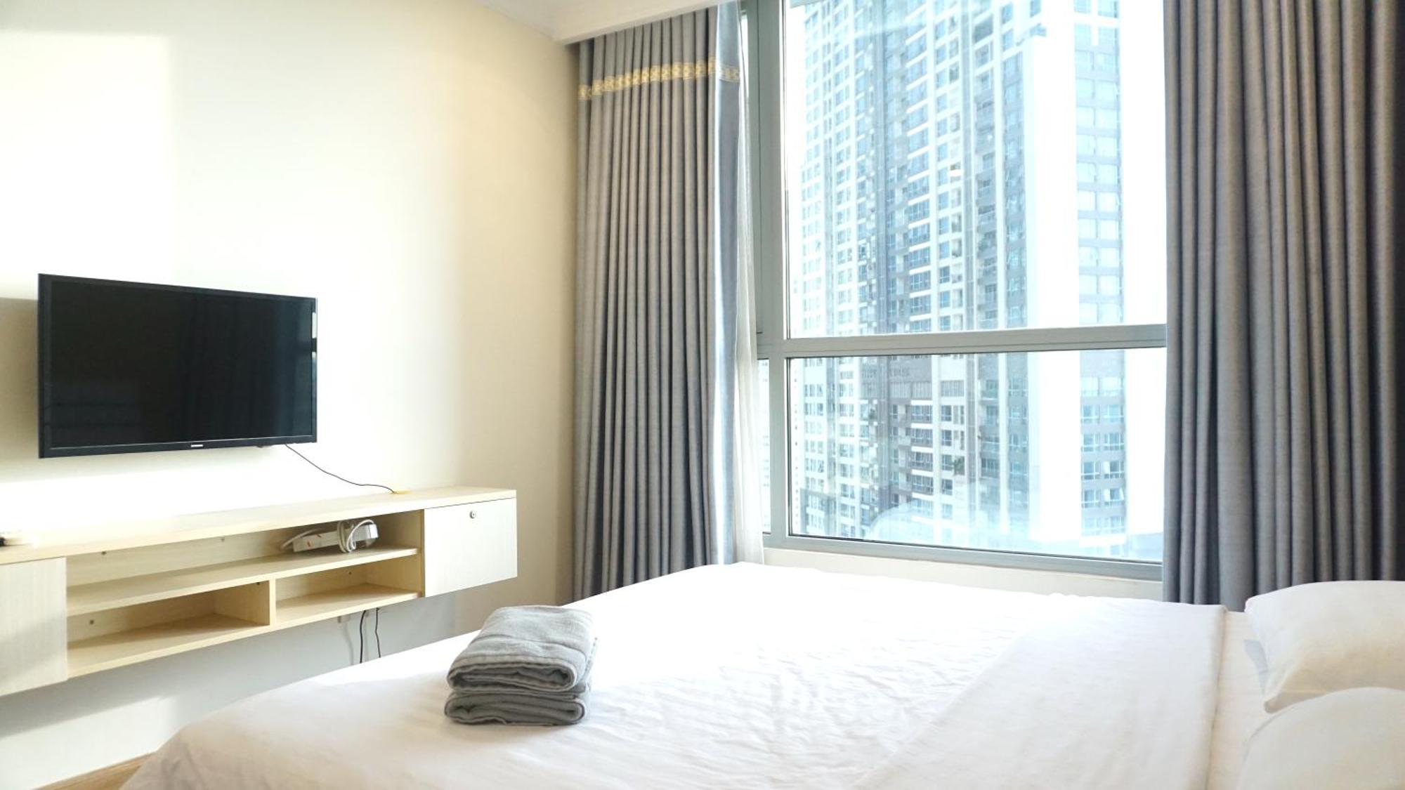 הו צ'י מין סיטי Landmark Plus Residences Luxury Suite מראה חיצוני תמונה
