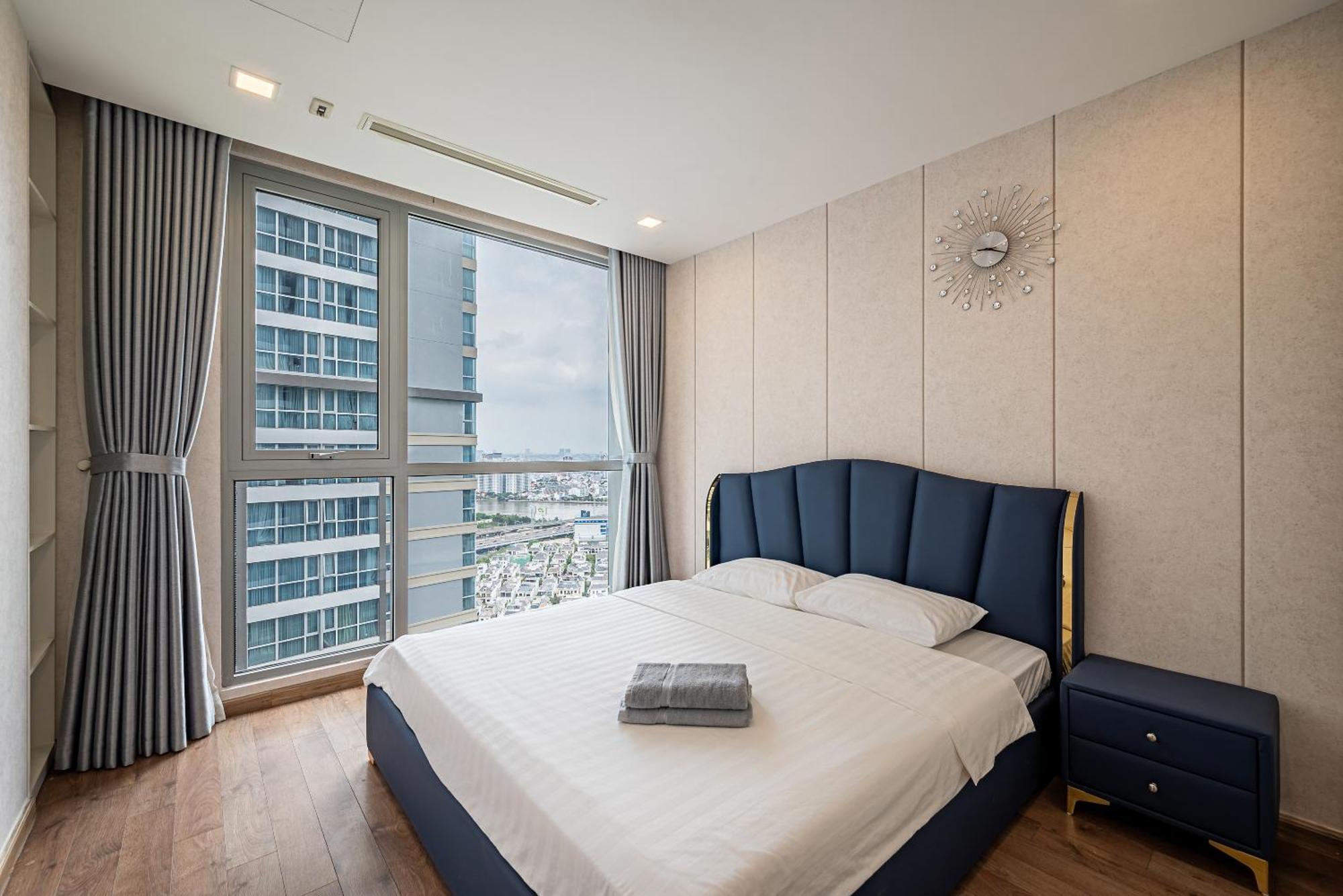 הו צ'י מין סיטי Landmark Plus Residences Luxury Suite מראה חיצוני תמונה